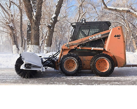 烏魯木齊裝載機(jī)式人行道掃雪機(jī)